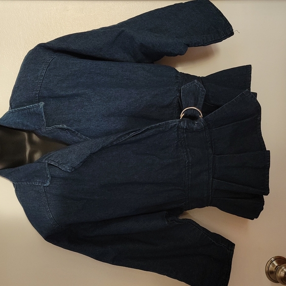 VINTAGE  BLONDIE AND ME RIGID DENIM JACKET - Picture 3 of 15